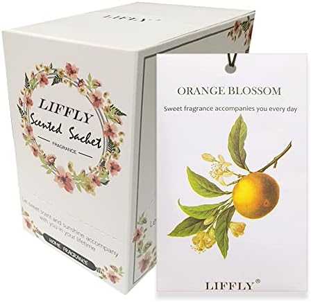 14 Packs Orange Blossom Scented Sachets for Drawer and Closet