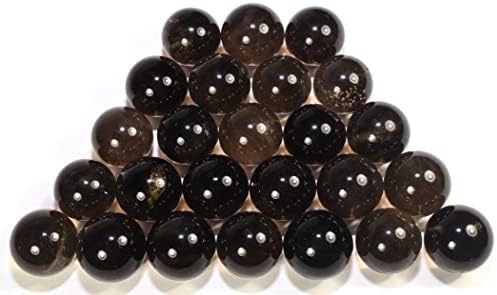 HQRP 30mm Dark Smoky Quartz Sphere Collectible