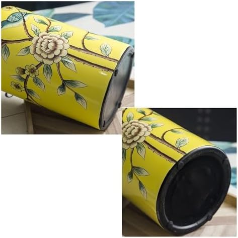 Decorative Ceramic Ginger Jar Vase with Copper Lid