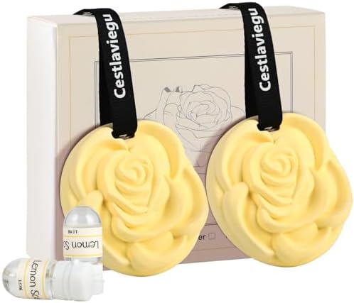 Cestlaviegu 2 Pack Lemon Scented Sachets for Closets and Drawers