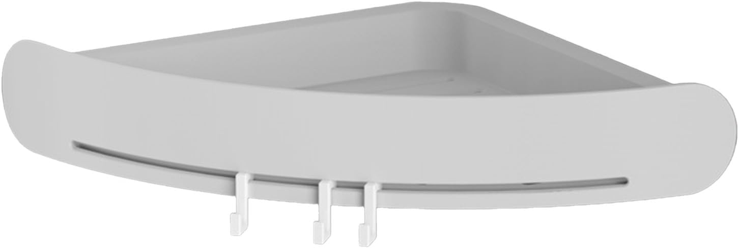 Corner Wall Shower Shelf Space-Saving Bathroom Storage Shelf