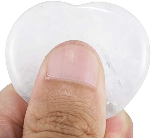 SUNYIK Heart Shaped Thumb Worry Stone for Relaxation