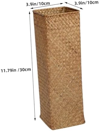 Zerodeko Rustic Woven Flower Vase Set of 2