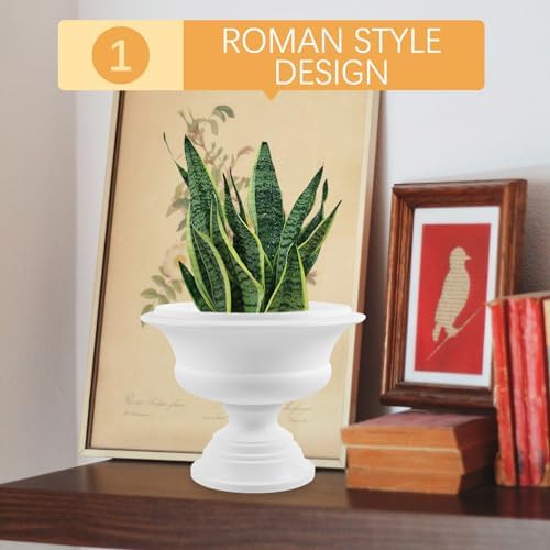 PRETYZOOM Retro Flowerpot Decor Vase for Front Porch
