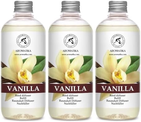 Vanilla Reed Diffuser Refill 3x500ml - Fresh Aroma