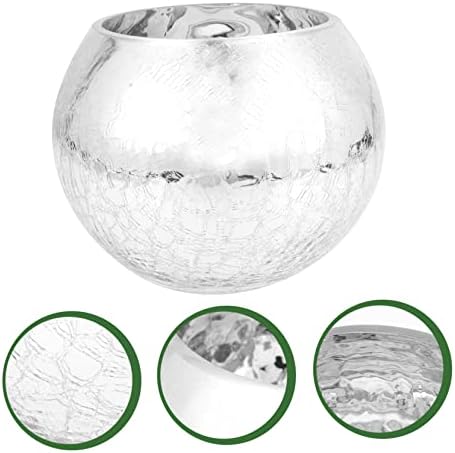 Wakauto European Style Silver Flower Vase for Centerpieces