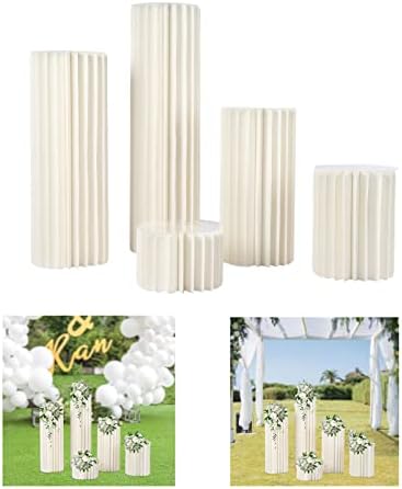 Wedding Centerpiece Cardboard Vases 5pcs Foldable Display Stands