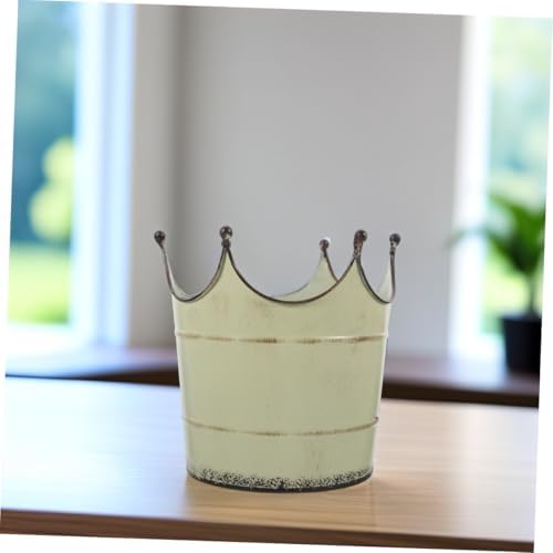 Retro Iron Flower Vase for Home Office Decor