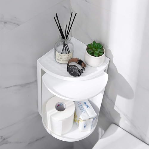 Multifunction Corner Shelf with Rotating Design
