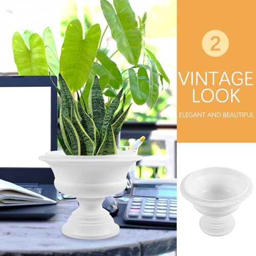PRETYZOOM Retro Flowerpot Decor Vase for Front Porch