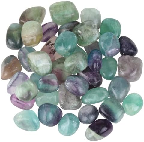 SUNYIK Tumbled Polished Stones Natural Rock Crystal for Tumbling and Feng Shui