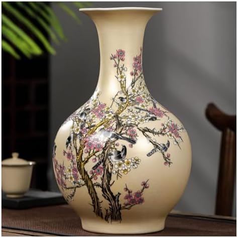 Traditional Chinese Ceramic Vase for Home Decor