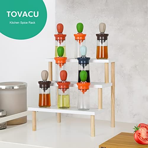 Tovacu 3 Tier Windowsill Plant Stand Shelf White