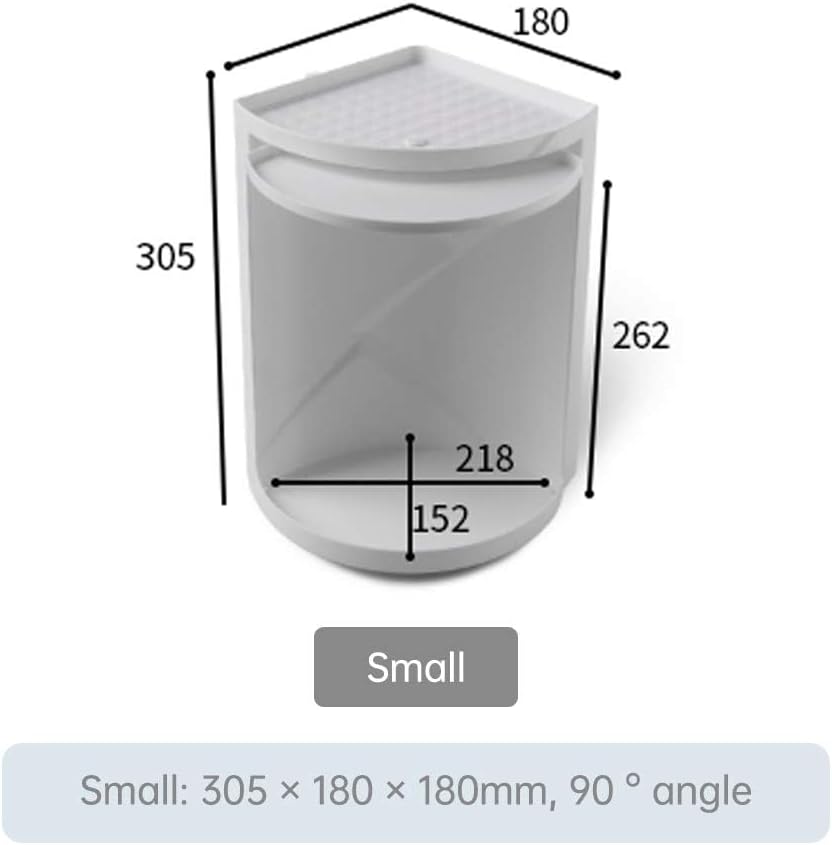Multifunction Corner Shelf with Rotating Design