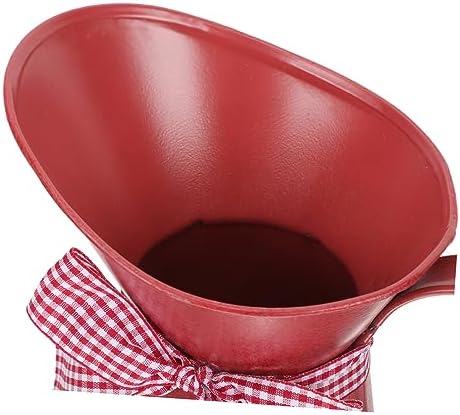 POPETPOP Iron Flower Vase Rustic Decor Bucket