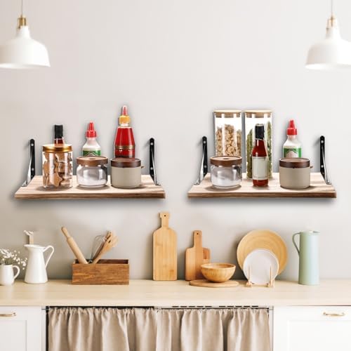 3 Set Deep Floating Shelves for Wall Decor