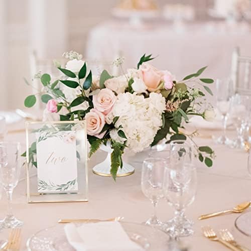 Sziqiqi Mini White Flower Vase for Centerpieces Decor