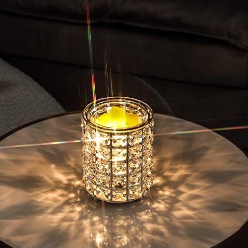 Leyoue Wrought Iron Crystal Wax Melt Warmer Electric Oil Burner