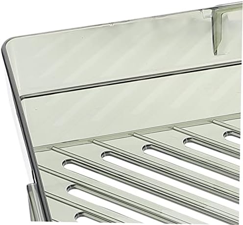 Bathroom Wall Rack with Drainage Green Corner Shelf