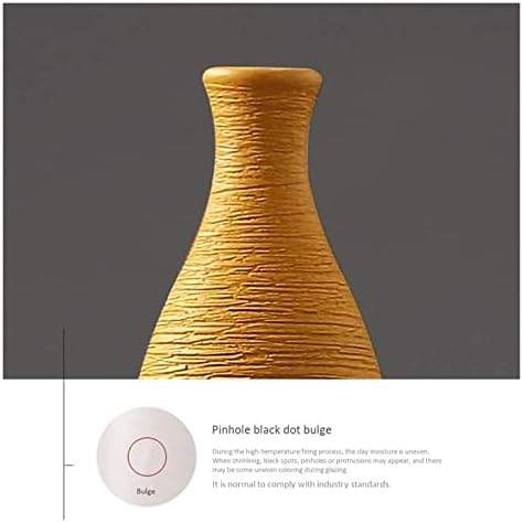 LQX Natural Ceramic Sculpture Vase for Home Decor