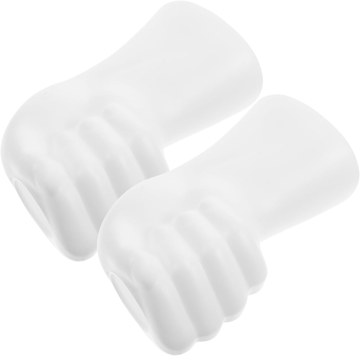 Merryhapy 2pcs Arm Vase White Modern Decor