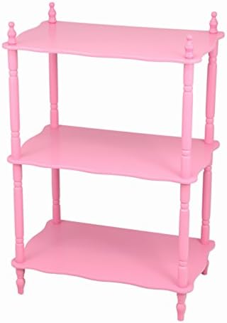 Frenchi Furniture Shelf Pink 3 Level