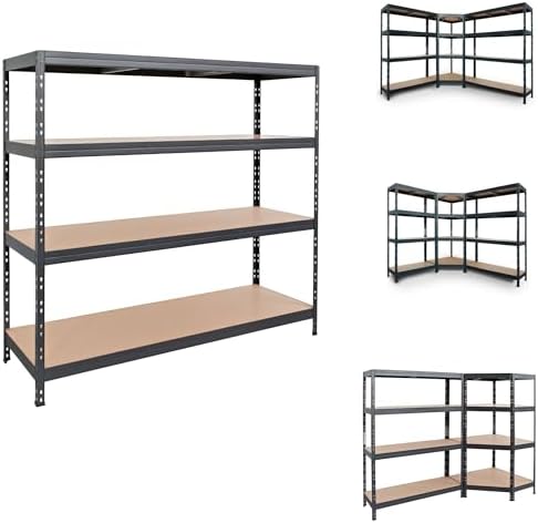 2400-Lb Capacity Corner Shelving Unit