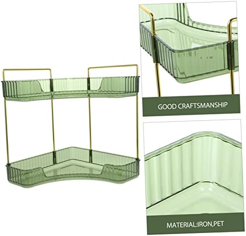 Funomocya Corner Makeup Organizer Shelf for Kitchen and Bathroom