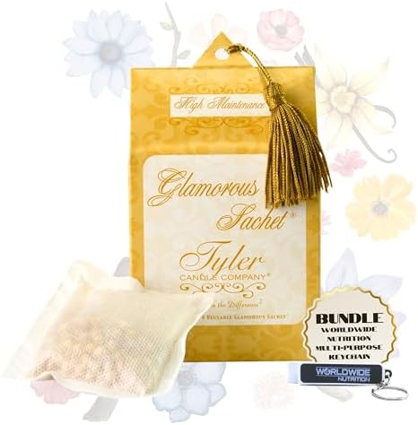 Worldwide Nutrition Bundle Glamorous Reusable Dryer Sachets and Key Chain