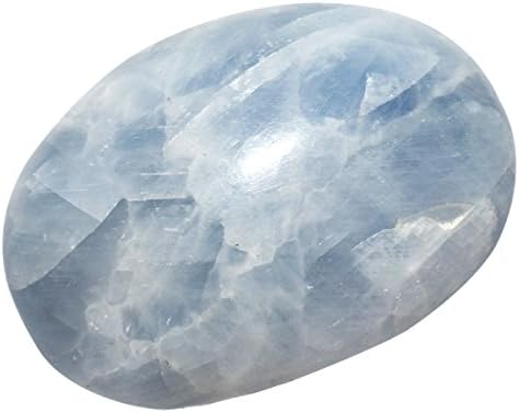 Nupuyai Blue Kyanite Worry Stones for Reiki Healing and Meditation