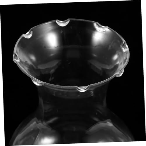 4pcs Clear Plastic Hydroponic Vases for Hyacinth Propagation