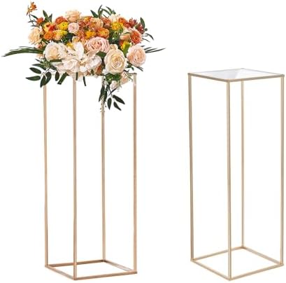 VEVOR 2PCS 315 Inch Gold Wedding Flower Stand