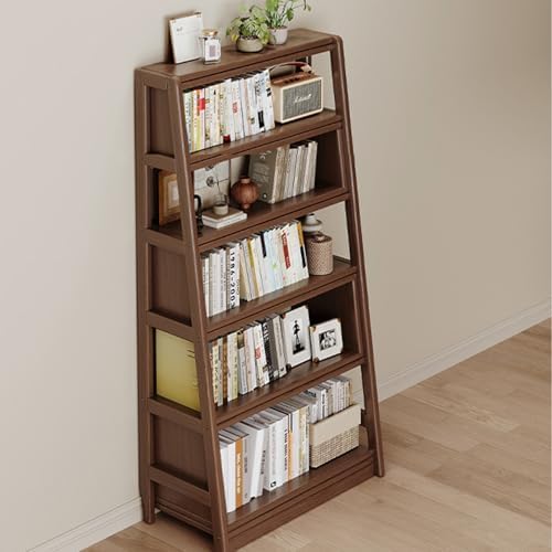 Retractable Corner Bookshelf Solid Wood 22x134x50in