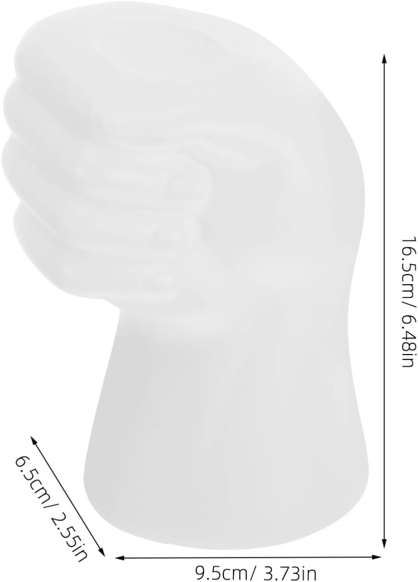 Merryhapy 2pcs Arm Vase White Modern Decor