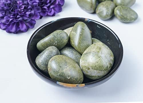 Vessonite Tumbled Stones - 13 Piece Set for Healing Decor