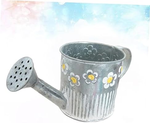 LIFKOME Rustic Tin Watering Can Flower Vase Decor