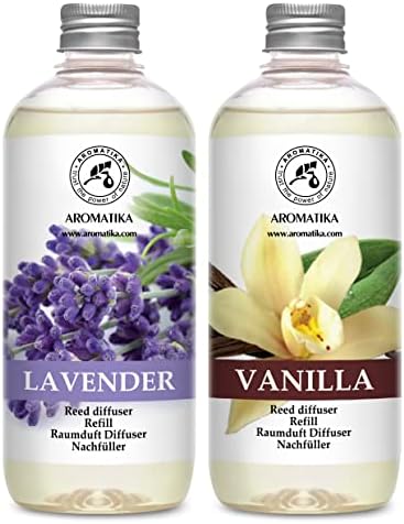 Vanilla Lavender Reed Diffuser Refill Set 34 Fl Oz