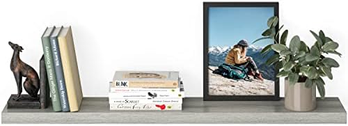 Ballucci Floating Shelf 48 Inch Wood Rustic Gray