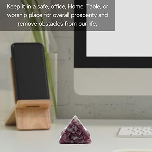 Lepidolite Pyramid 1 Inch Crystal for Energy Healing