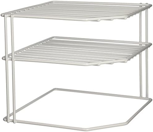 Grayline 40316 White Corner Helper Shelf