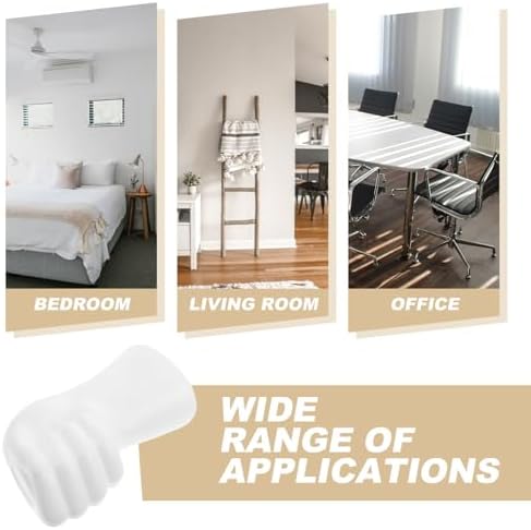 Merryhapy 2pcs Arm Vase White Modern Decor