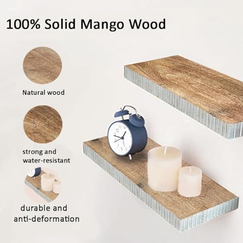 Moxly Floating Wall Shelves Set of 2