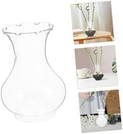 4pcs Clear Plastic Hydroponic Vases for Hyacinth Propagation