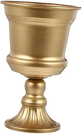 Metal Flower Vase for Tabletop and Home Decor