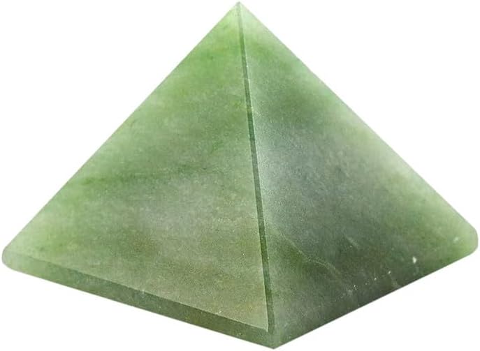 Natural Green Jade Pyramid Stone 2 Inches 1 Pcs
