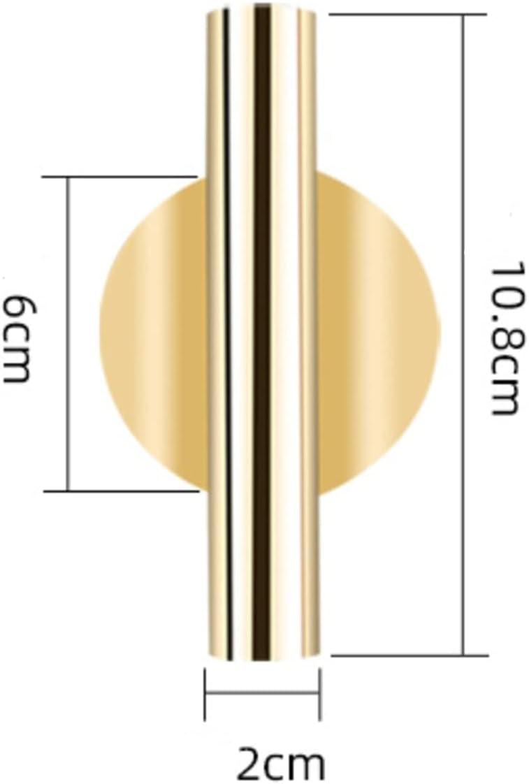 4PCS Gold Wall-Mounted Flower Tube Metal Vase Decoration Stand