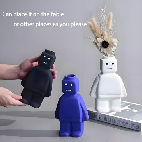 Unique Building Flower Vase for Home Decor