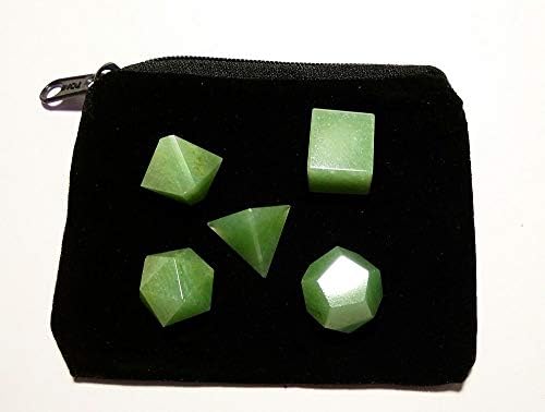 Wow A Green Aventurine Crystal Sacred Geometry Set 5 Stones