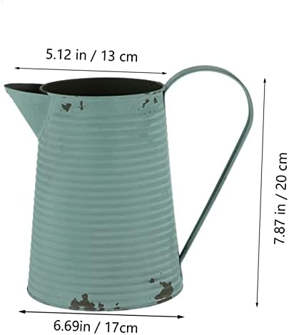 Retro Iron Flower Pot Home Decor Vase
