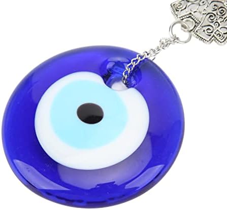 Blue Eye Ornament 4 Skeleton Alloy Elephants Wall Decoration